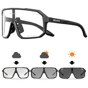 Cycling Glasses Photochromic Sunglasses Men Women Mountain Bike Road Eyewear New
